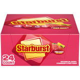 STARBURST FaveREDS Chewy Candy Bulk Pack, 24 Full Size Packs, Red Candy Bulk Box