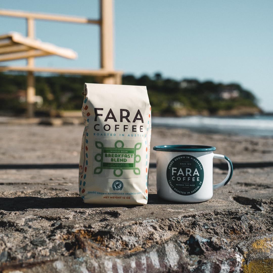 Fara Coffee, Whole Bean (French Roast (Dark), 5 Lb)