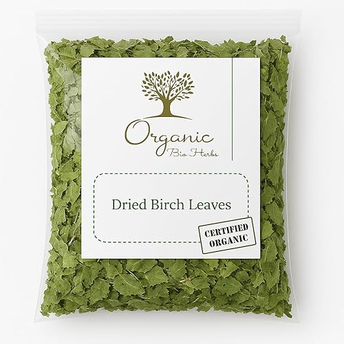 Organic Bio Herbs-Organic Dried Birch Leaves (Betula pendula) 2 Oz.