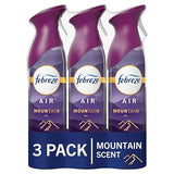 Febreze Air Mist Air Freshener Spray, Odor-Fighting Room Spray, Air Fresheners for Home and Bathroom and Kitchen, Aerosol Can, Mountain Scent, Purple