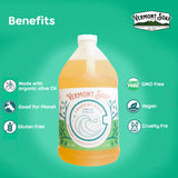 Vermont Soap Laundry Detergent, Laundry Soap, Natural Laundry Detergent Liquid, Baby Detergent, washing - Spring Breeze, 64 Fl Oz