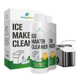 LULUGLITTER Ice Maker Countertop Cleaner 240ml 4 Use For lce Machine Cleaner and Descaler Compatible with EUHOMY silonn All Major Brands
