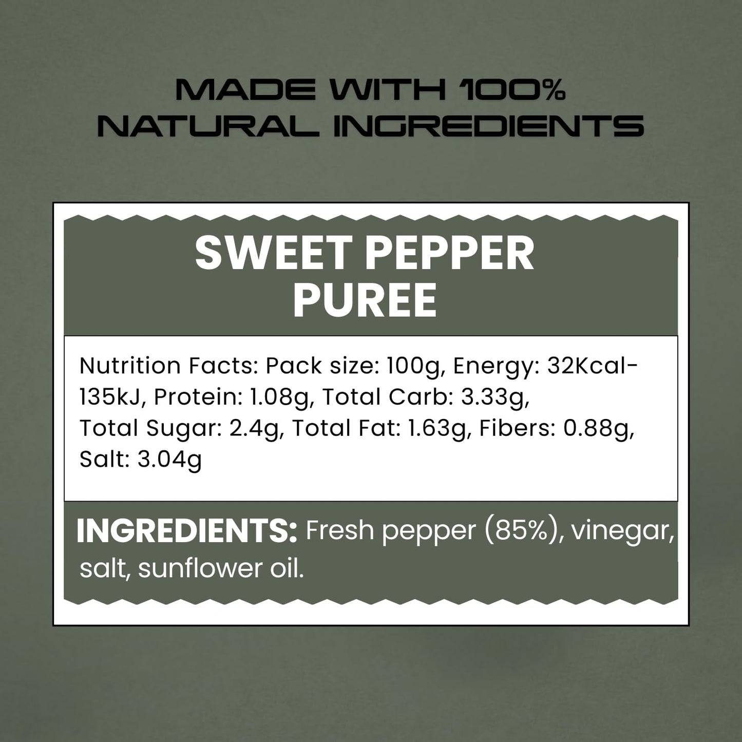 Authentic Taste Africa Pepper Sauces & Purees - Traditional West African Chili Sauce Made with a Variety of Peppers, Ginger & Garlic, Flavor-Packed