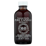 Morton & Bassett Pure Vanilla Extract, 4-Ounce Jars (Pack of 3)