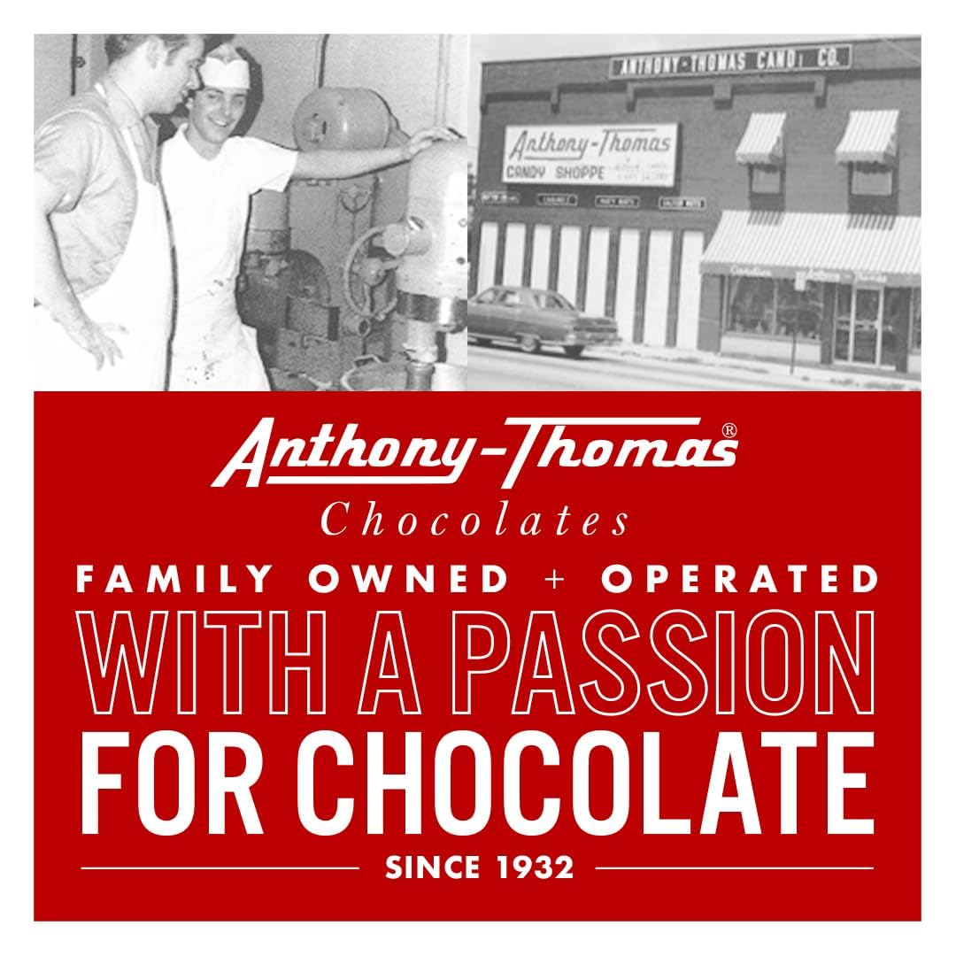 Anthony-Thomas, Buckeye Bars, Peanut Butter & Milk Chocolate Buckeyes in Ohio State Buckeyes Box, 72 Deliciously Delightful Snacks (24 Count, 3 Packs)