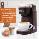 Maud's Pumpkin Spice Latte Flavored Coffee Pods, 18 ct, Medium Roast Flavored Coffee in Single Serve Pods - 100% Arabica Beans, Compatible with Keurig