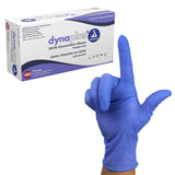 Dynarex DynaPlus Nitrile Exam Gloves, Powder Free, XLarge, 1 Box of 180 Gloves
