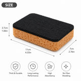 SOFTMED 10-Pack Heavy Duty Scrub Sponges, Dual-Sided Kitchen Cleaning Sponges for Dishwashing, Non-Scratch Scrubbers for Pots, Pans, and Household