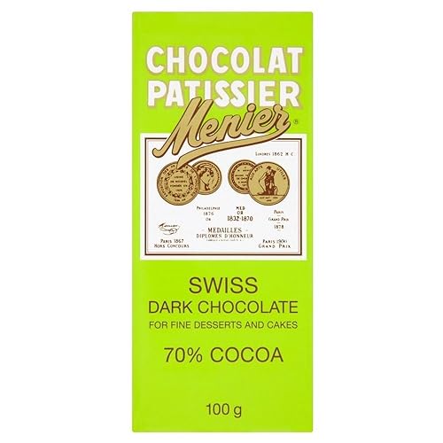 Menier Swiss Dark Cooking Chocolate (100g) - Pack of 2