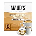 Maud's Chai Tea Latte Pods, 18 ct, Single Serve Tea Pods - 100% Gourmet Blended Tea Leaves, Compatible with Keurig K Cups Maker