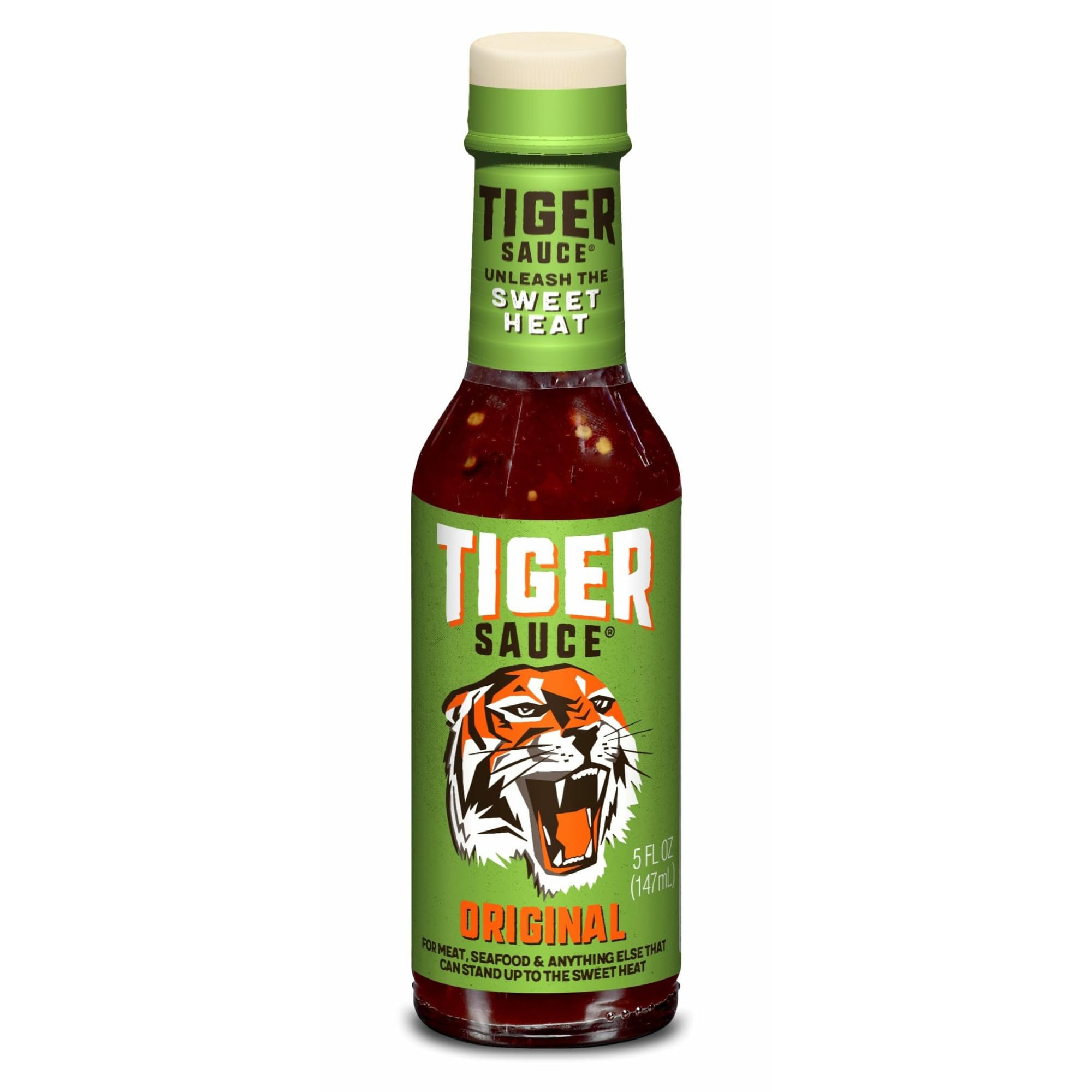 Tiger Sauce Original Hot Sauce, 5oz Bottle (Pack of 1)