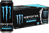 Monster Energy, Lo-Carb Monster, Low Carb Energy Drink, 16 Ounce