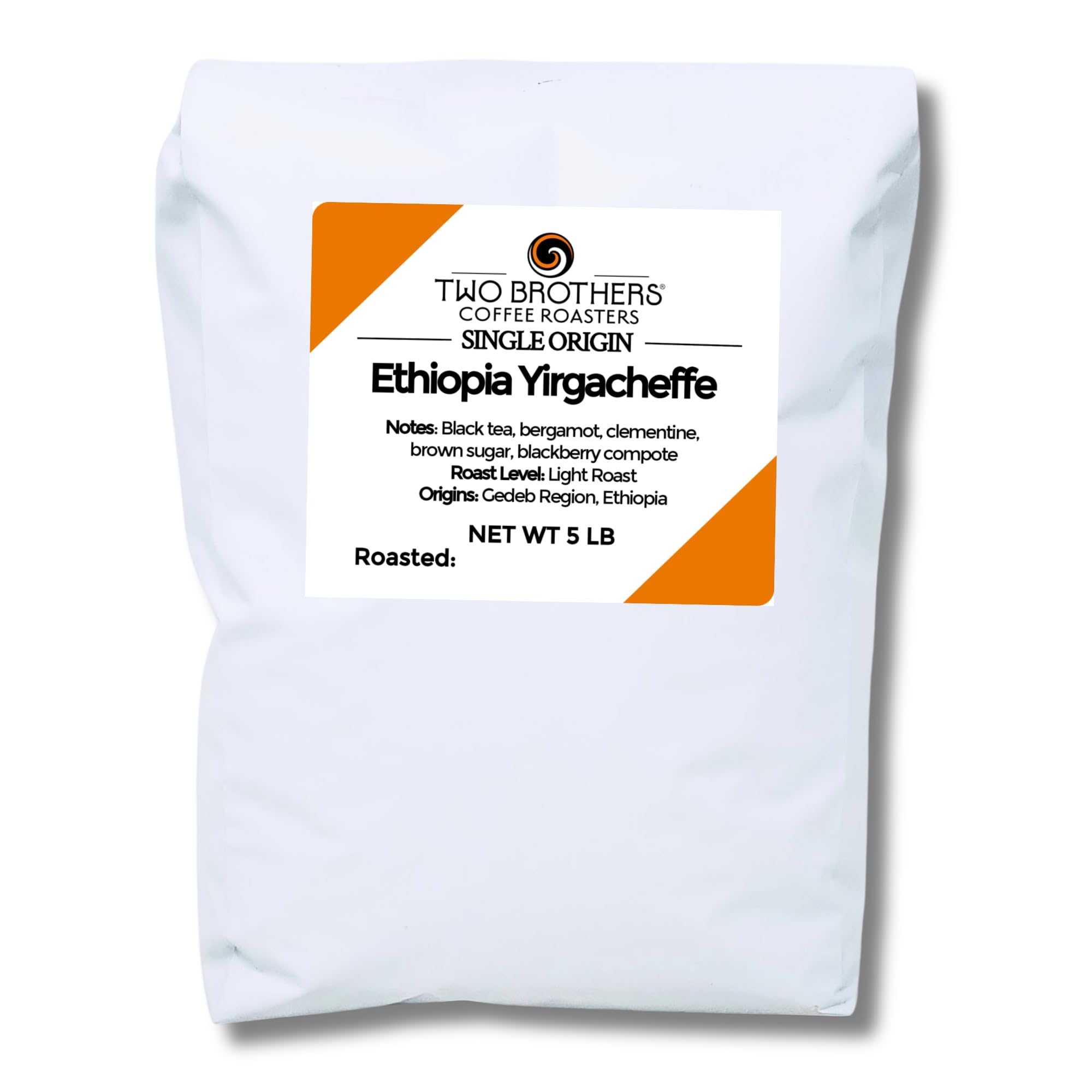 Two Brothers Coffee Roasters Ethiopia Seasonal - 5lb - Whole Bean