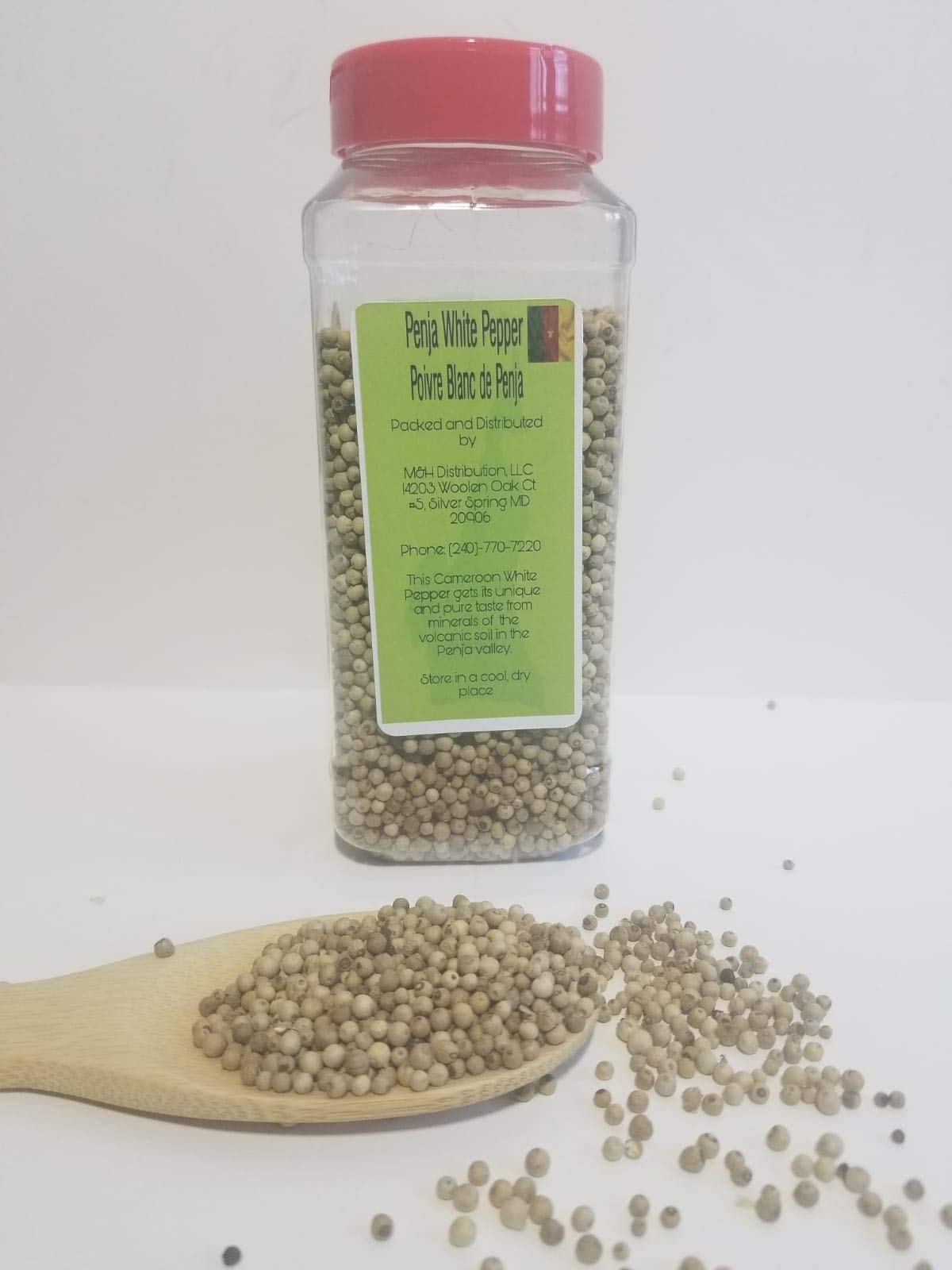 Penja White Pepper 500g, 500g or 17.637 Ounce (Pack of 1)
