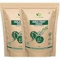 Amla Powder 2 lb(32 Ounces) Processed from Organically Grown Non-GMO Wild Amla Berries | Non-Irradiated | Raw Gluten-Free | No-Preservatives - Green