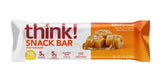 think! Protein Bars with Chicory Root for Fiber, Digestive Support, Gluten Free with Whey Protein Isolate, Salted Caramel, Snack Bars without