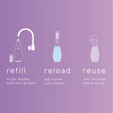 JAWS Foaming Bathroom Cleaner Bottle with 2 Refill Pods. Refillable Cleaning Supplies.