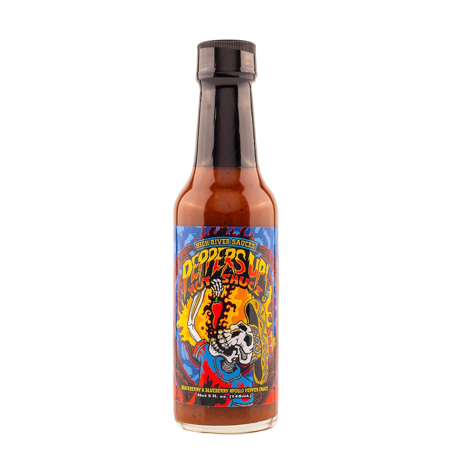 Heatonist Peppers Up! By High River Sauces, Firey Hot Sauce With Flavors of Apollo Pepper Mash, Yuzu & Apple Cider Vinegar, Made With All Natural