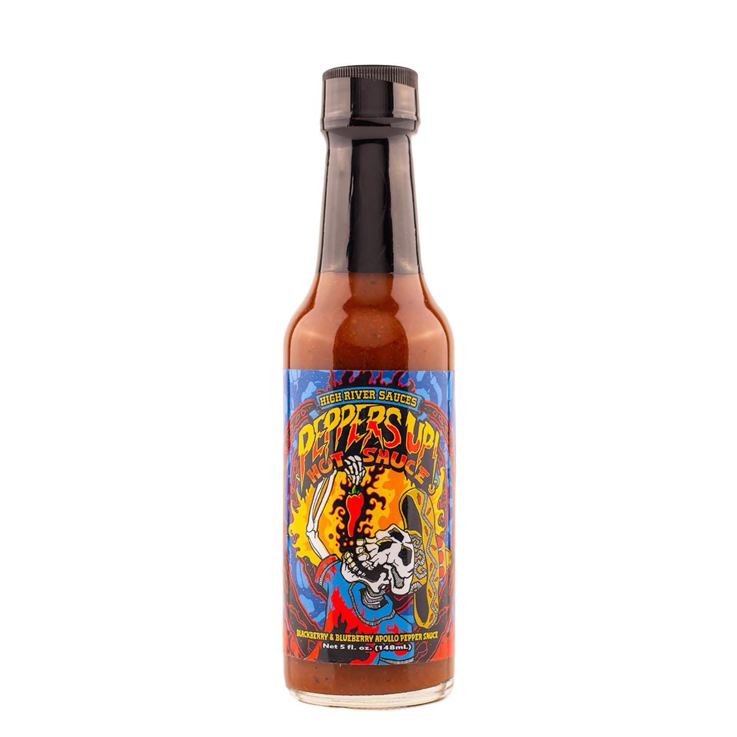 Heatonist Peppers Up! By High River Sauces, Firey Hot Sauce With Flavors of Apollo Pepper Mash, Yuzu & Apple Cider Vinegar, Made With All Natural