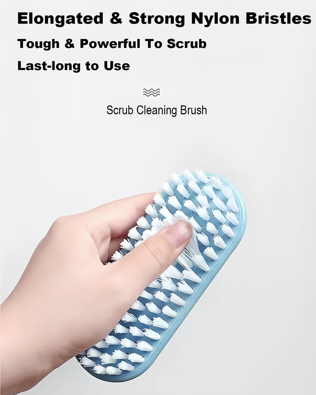 Scrub Brush for Cleaning-3 Pack Scrubbing Brushes Heavy Duty Multi-Purpose Household Cleaning Brush with Stiff Bristles Comfort Grip Scrubber Cleaner