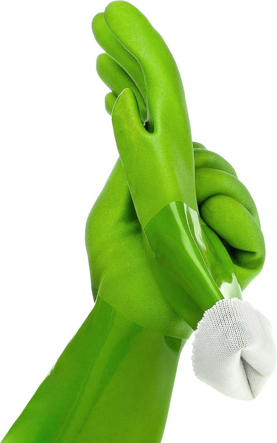 Star Kitchen & Home Wonder Gloves Ultimate Gardening and Household Cleaning Gloves - Green (Medium)