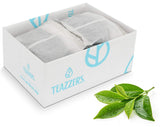 Teazzers Premium All-Natural Green Tea Bags - Great for Foodservice Commercial Ice Tea Brewers | Unsweetened USA-Made Bulk Green Tea for Restaurants
