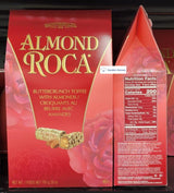 Brown & Halley Almond Roca Buttercrunch Toffee with Almonds 793g 28oz (Two Bags)