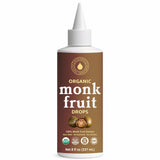 Organic Monk Fruit Liquid Sweetener Drops, 100% Pure Extract, Zero Sugar & No Erythritol, Original Flavor Liquid Monk Fruit for Coffee, Tea, Drinks