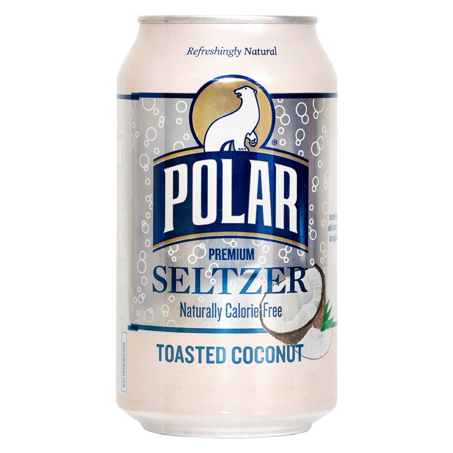 Polar Seltzer Water, Toasted Coconut, 12 fl oz cans, 12 pack - By LastFuel.