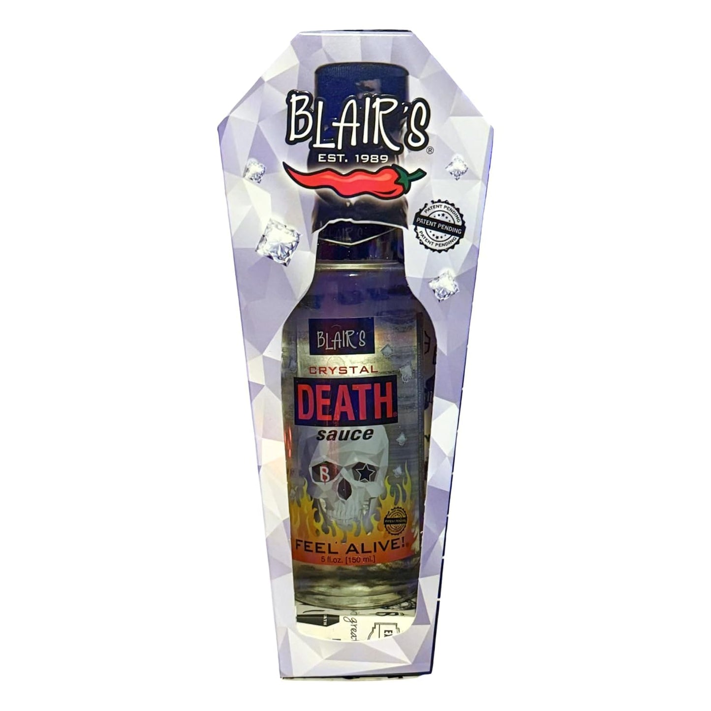 Blair's Crystal Death Sauce 5oz - New, Limited Edition - Guinness Book World Records Hot Sauce 16 million Crystals - BEWARE, Extremely Hot, One