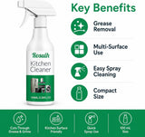 ROSUIH Kitchen Enzyme Cleaner Spray, Multifunctional Kitchen Appliance Cleaner, Heavy Duty Grease Remover for Cooktop, Stove, Oven, Range Hood