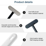 Window Screen Cleaner Brush,Mesh Screen Lint Brush,Window Screen Cleaning Brush Washing Equipment, Multifunctional Cleaning Brush(Blue)