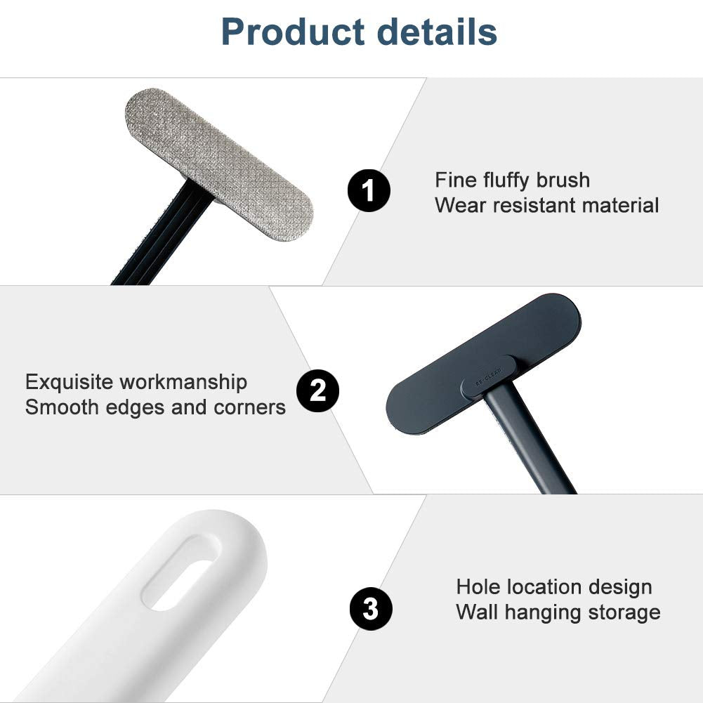 Window Screen Cleaner Brush,Mesh Screen Lint Brush,Window Screen Cleaning Brush Washing Equipment, Multifunctional Cleaning Brush(Blue)