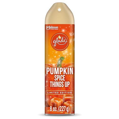 Glade Air Freshener, Room Spray, Pumpkin Spice Things Up, 8 Oz