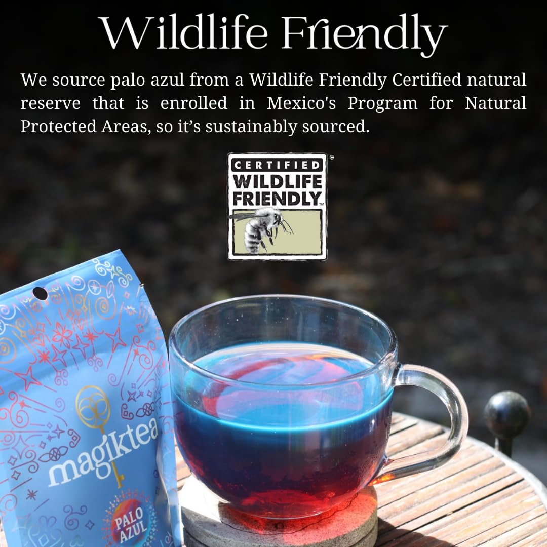 Magiktea, Palo Azul, 15 Plant-Based Tea Bags, USDA Organic, Kidneywood, Caffeine-Free