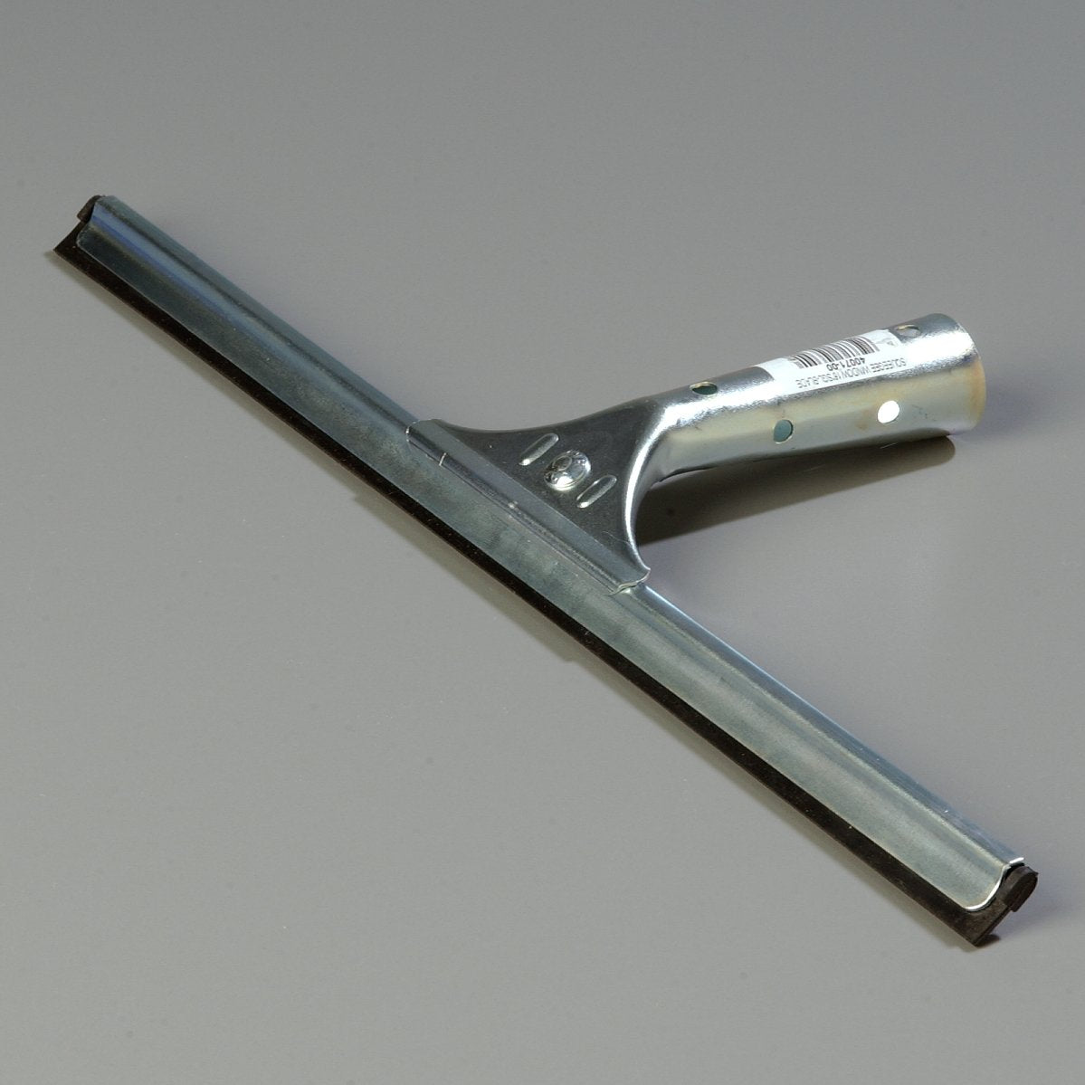 Carlisle FoodService Products 4007100 Professional Single Blade Squeegee with Zinc Plated Handle, 16", Rubber