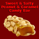 Peanut Caramel Fun Size Candy Bars, 1.5 lbs Individually Wrapped