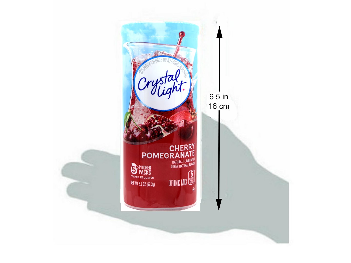 Crystal Light Cherry Pomegranate Drink Mix, 10-Quart Canister (Pack Of 9)