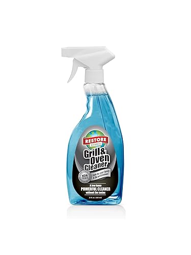 Oven Cleaner and Stove Top Cleaner - 22 oz. - Low Fume, Non-Caustic, Powerful Cleaning and Stove Degreaser Cleaner Heavy Duty Without the Toxins