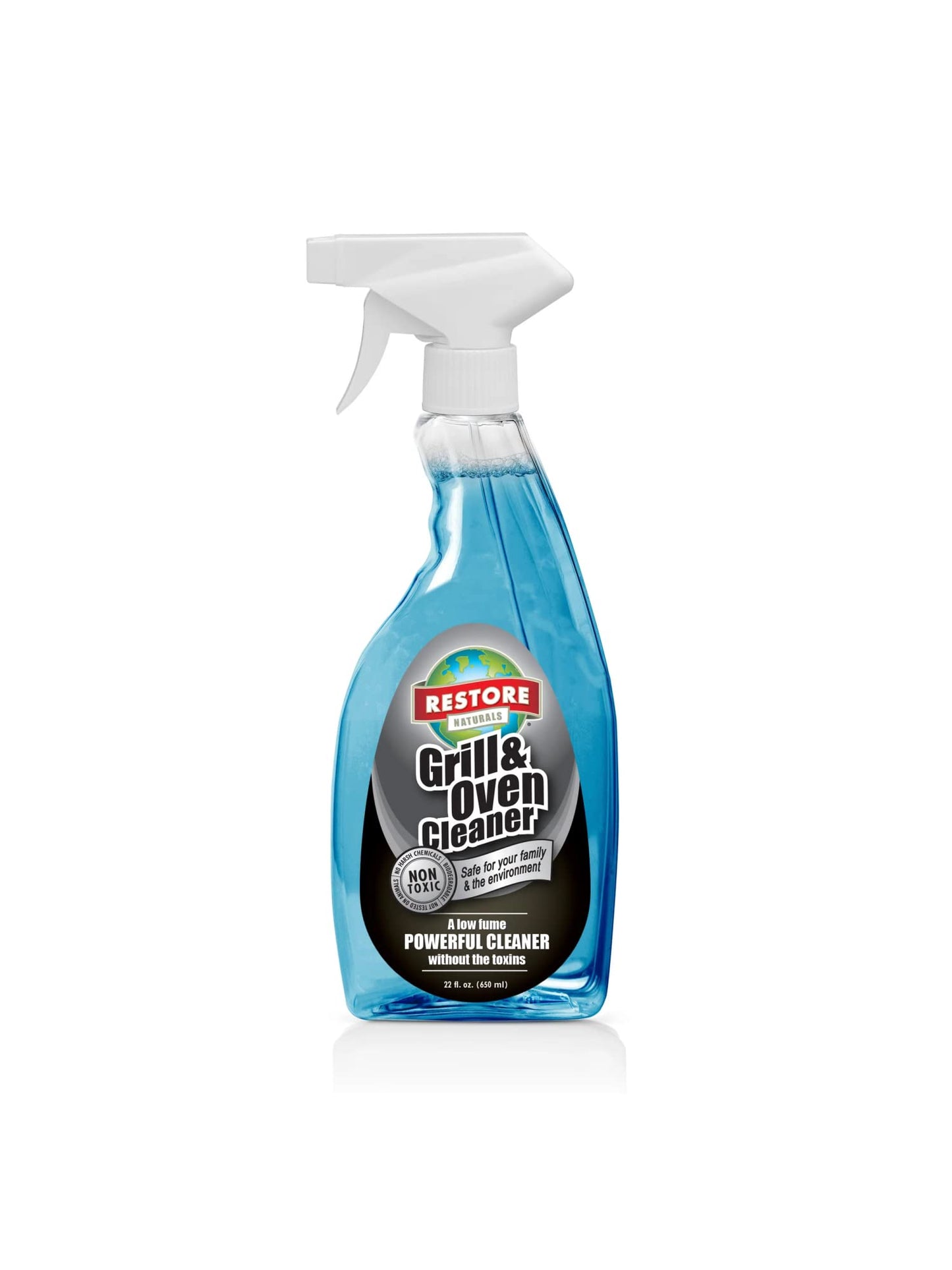 Oven Cleaner and Stove Top Cleaner - 22 oz. - Low Fume, Non-Caustic, Powerful Cleaning and Stove Degreaser Cleaner Heavy Duty Without the Toxins