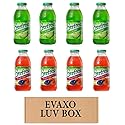 LUV BOX- variety Everfresh Juice 16 oz. pack of 8, Everfresh Lime, Everfresh Peach Plum Pear. by evaxo