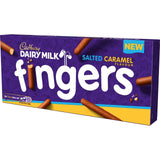 Cadbury Salted Caramel Fingers 114g