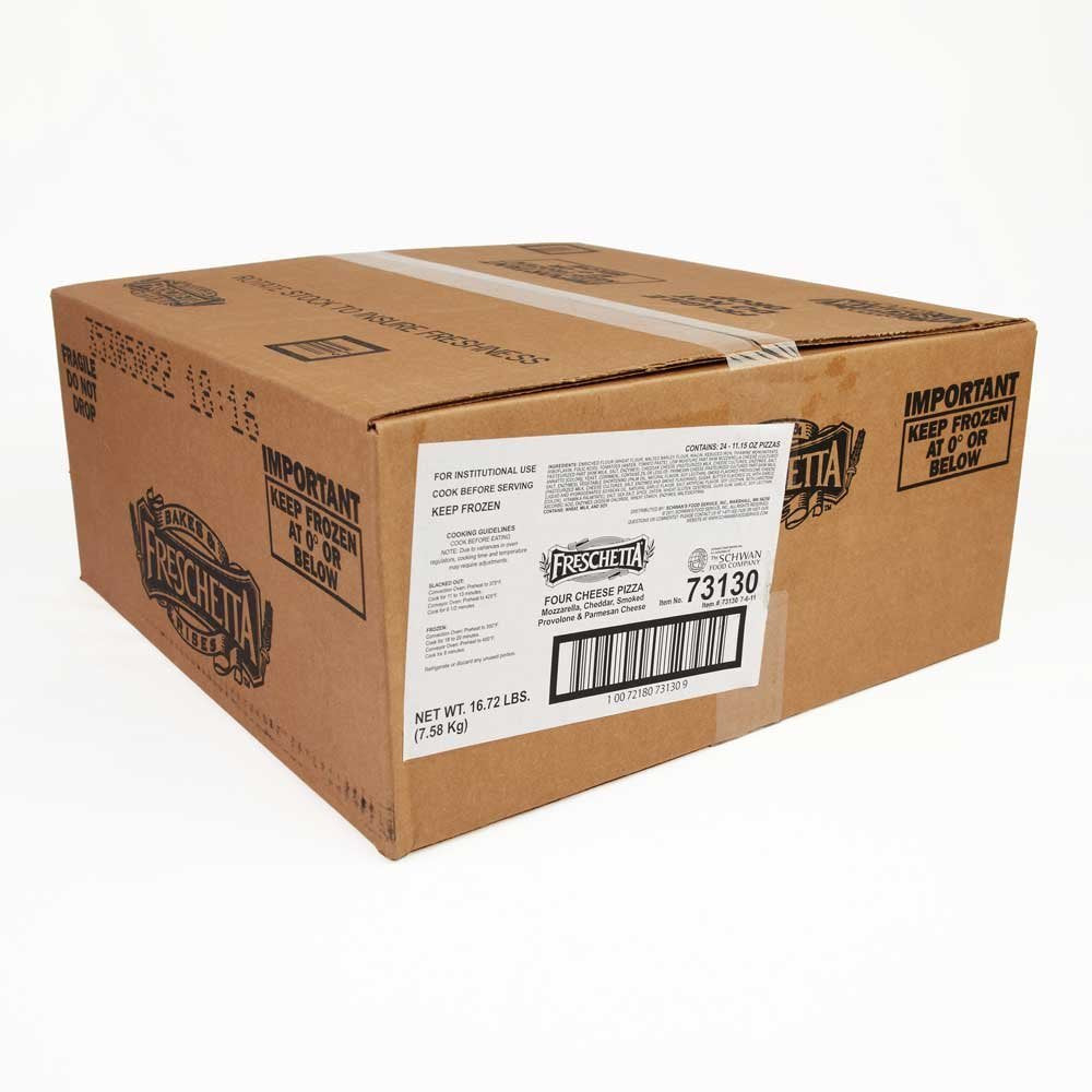 Schwans Freschetta Four Cheese Rising Crust Pizza, 11.15 Ounce -- 24 per case.