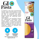 GI Pasta Spaghetti, 30-Pack (264 oz Total) | Low Glycemic, Classic Italian Long Pasta for Traditional Recipes and Everyday Cooking