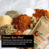 NY SPICE SHOP Tunisian Seasoning Blend - Harissa Seasoning - Mixed Spice Powder - Spicy Seasoning Mix - Herb Spice Flavor - Great For Harissa Paste (4