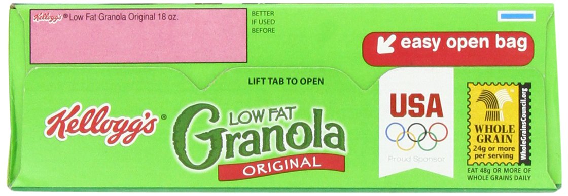 Kellogg's Low Fat Granola, 18-Ounce Box, (Pack of 5)