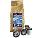 Jamaica Blue Mountain Coffee Single Cup 18-Count for Keurig Machine, Pure Blue Mountain Coffee from Jamaica, Wallenford, Medium Roasted, Aroma Ridge