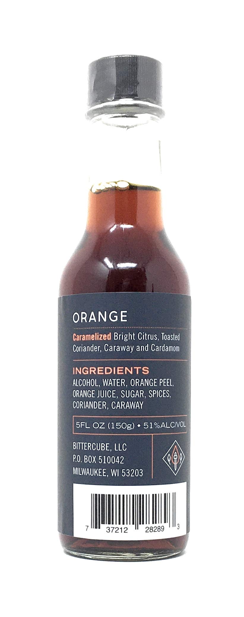 Bittercube Orange Cocktail Bitters - Premium Craft Bright Citrus Bitters for Cocktails (Regular 5 Fl Oz (Pack of 1))