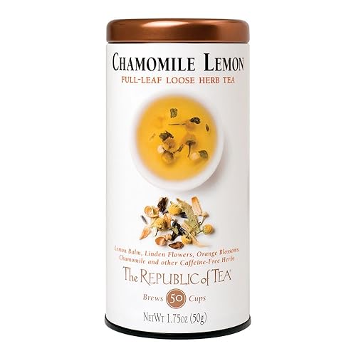 The Republic of Tea Herbal Full-Leaf Loose Tea (Chamomile Lemon Herbal, 1.75 oz)