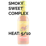 Hot Ones Los Calientes Rojo Hot Sauce Made With Natural Ingredients & Spicy Flavors From Smoked Red Jalapeno, Habenaro & Apricot, 5 fl oz Bottle